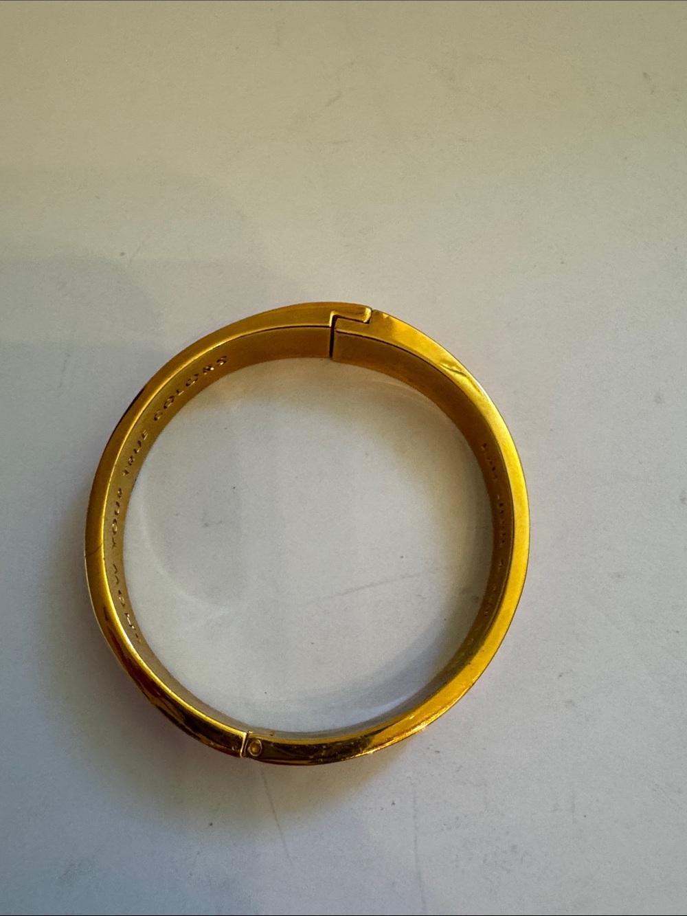 kate spade ‘VIVA COLORES' Gold Tone Bangle - Picture 8 of 9